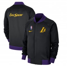 Los Angeles Lakers Nike Black 2024/25 City Edition Authentic Showtime Performance Full-Zip Jacket