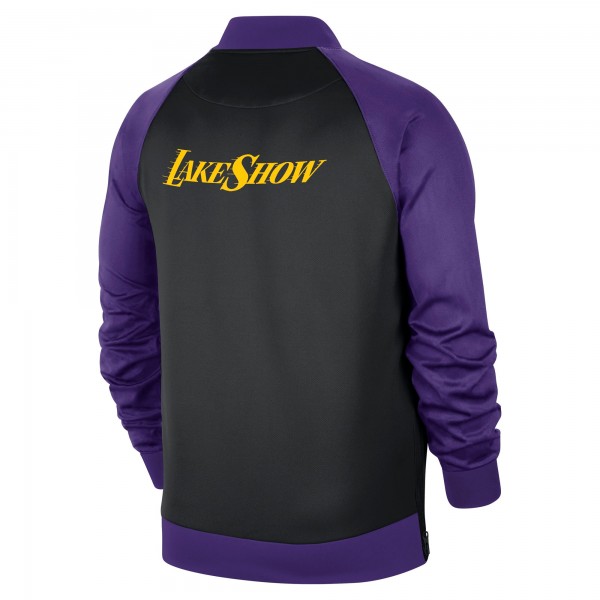 Кофта на молнии Los Angeles Lakers Nike Black 2024/25 City Edition Authentic Showtime Performance