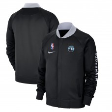 Кофта на молнии Minnesota Timberwolves Nike 2024/25 City Edition Authentic Showtime Performance - Black