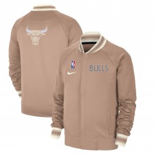 Куртка Chicago Bulls Nike Tan 2024/25 City Edition Authentic Showtime Performance
