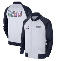 Кофта на молнии Denver Nuggets Nike 2024/25 City Edition Authentic Showtime Performance - White
