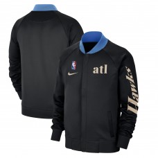 Кофта на молнии Atlanta Hawks Nike 2024/25 City Edition Authentic Showtime Performance - Black