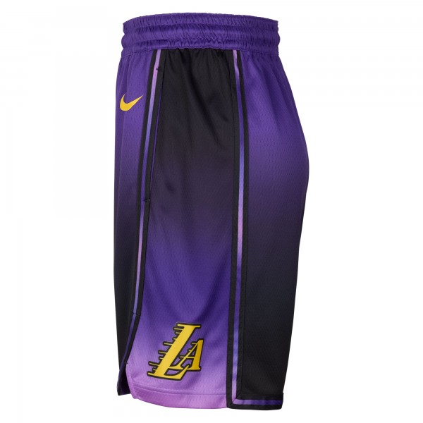 Шорты Los Angeles Lakers Nike 2024/25 City Edition Swingman - Purple