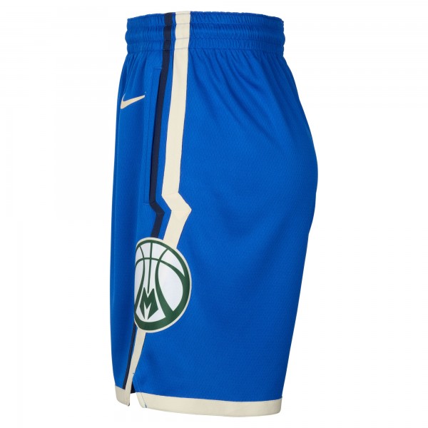 Шорты Milwaukee Bucks Nike 2024/25 City Edition Swingman - Royal