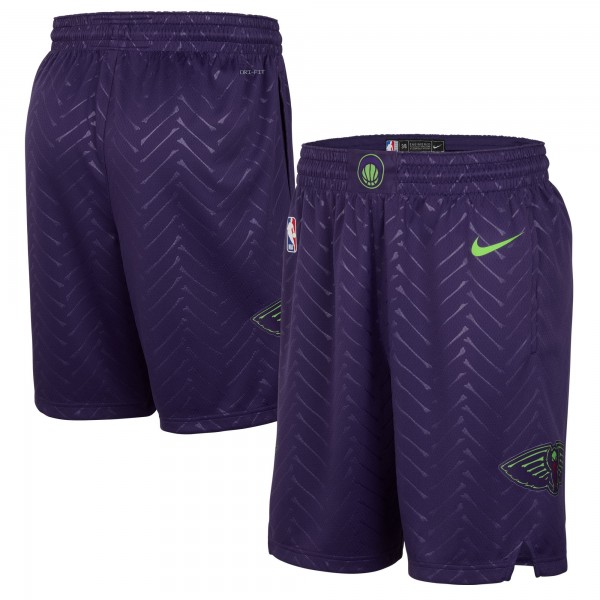 Шорты New Orleans Pelicans Nike 2024/25 City Edition Swingman - Purple