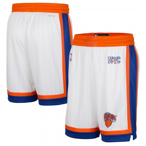 Шорты New York Knicks Nike 2024/25 City Edition Swingman - White