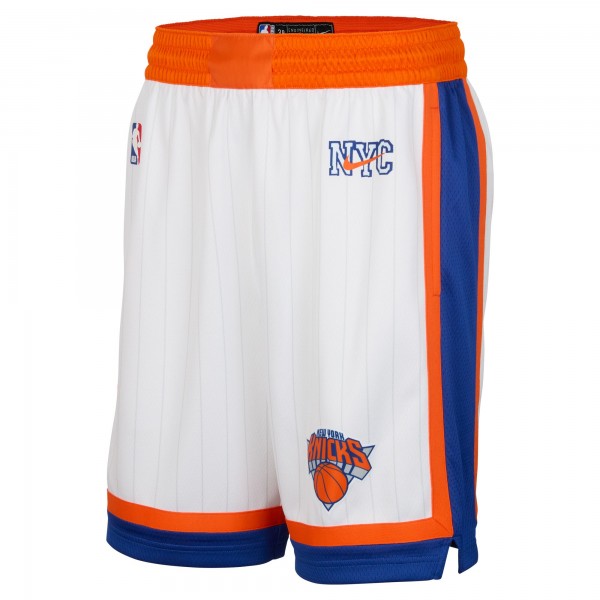 Шорты New York Knicks Nike 2024/25 City Edition Swingman - White