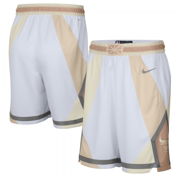 Шорты Chicago Bulls Nike 2024/25 City Edition Swingman - White