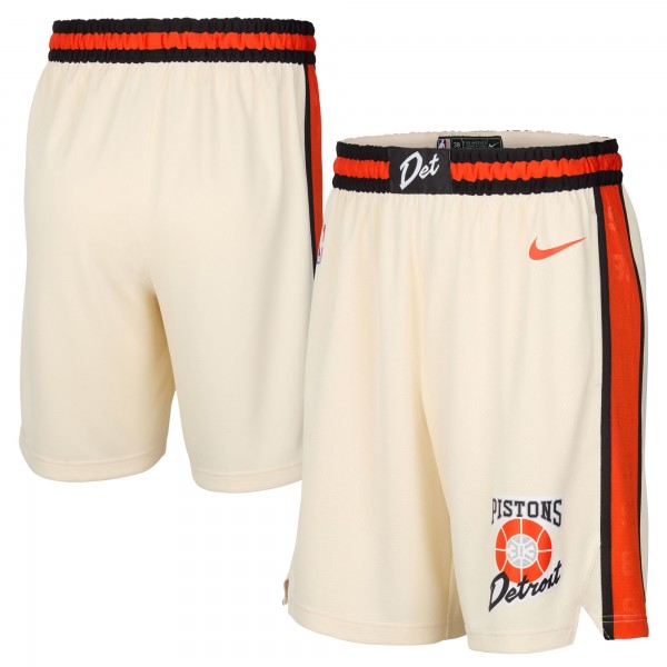 Шорты Detroit Pistons Nike 2024/25 City Edition Swingman - Tan
