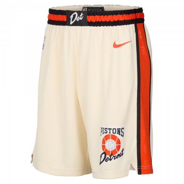 Шорты Detroit Pistons Nike 2024/25 City Edition Swingman - Tan
