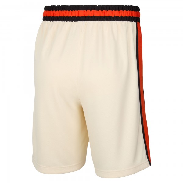 Шорты Detroit Pistons Nike 2024/25 City Edition Swingman - Tan