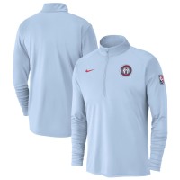 Кофта на короткой молнии Washington Wizards Nike 2024/25 City Edition Authentic Coaches Performance - Light Blue