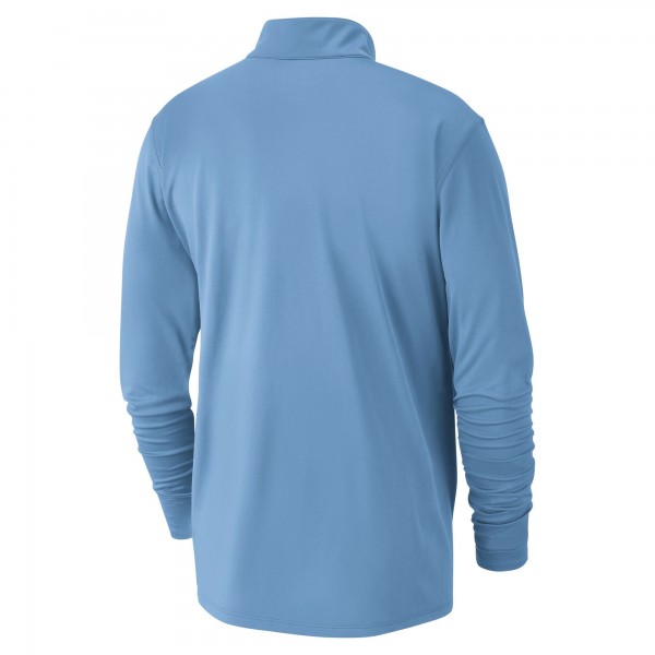 Кофта на короткой молнии Memphis Grizzlies Nike 2024/25 City Edition Authentic Coaches Performance - Light Blue