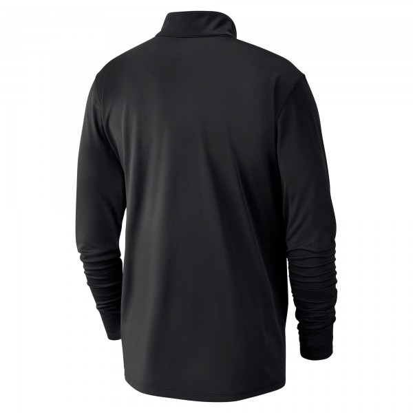 Кофта на короткой молнии Toronto Raptors Nike 2024/25 City Edition Authentic Coaches Performance - Black