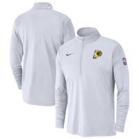 Кофта на короткой молнии Indiana Pacers Nike 2024/25 City Edition Authentic Coaches Performance - White