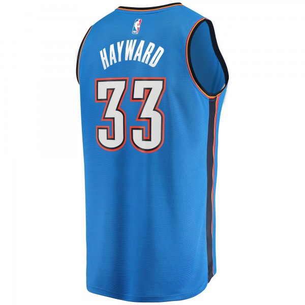 Игровая джерси Youth Oklahoma City Thunder Gordon Hayward Fanatics Blue Fast Break Player - Icon Edition
