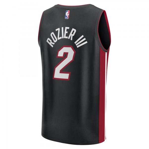 Игровая джерси Miami Heat Terry Rozier Black Fast Break Player - Icon Edition