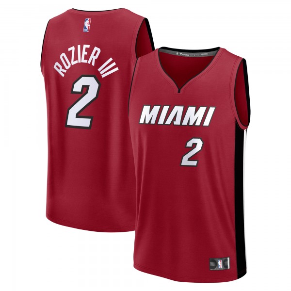 Игровая джерси Youth Miami Heat Terry Rozier Red Fast Break Player - Statement Edition