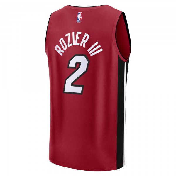 Игровая джерси Youth Miami Heat Terry Rozier Red Fast Break Player - Statement Edition