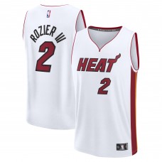 Игровая джерси Youth Miami Heat Terry Rozier White Fast Break Player - Association Edition
