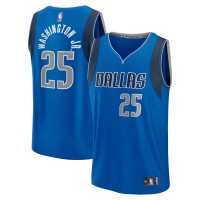 Игровая джерси PJ Washington Jr. Dallas Mavericks Fanatics Fast Break Player - Icon Edition - Blue