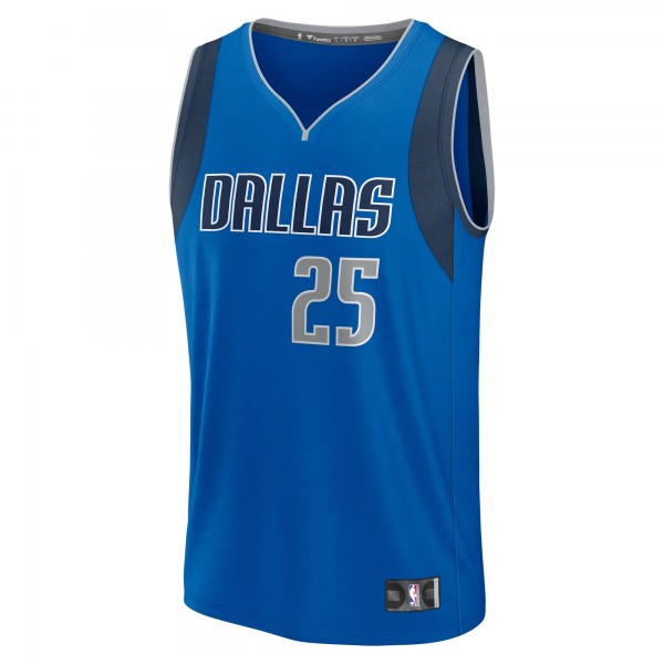 Игровая джерси PJ Washington Jr. Dallas Mavericks Fanatics Fast Break Player - Icon Edition - Blue