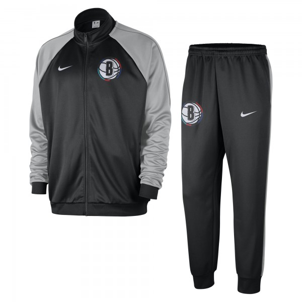 Brooklyn Nets Nike Black 2024/25 City Edition Lightweight Full-Zip Jacket & Pants Set