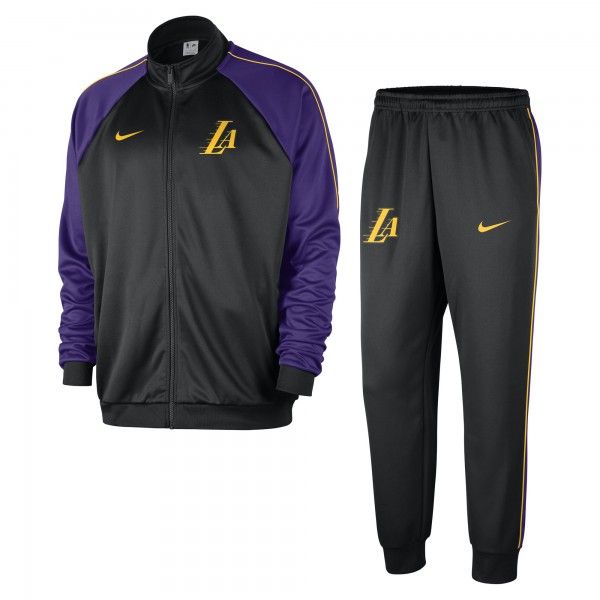 Los Angeles Lakers Nike Black 2024/25 City Edition Lightweight Full-Zip Jacket & Pants Set