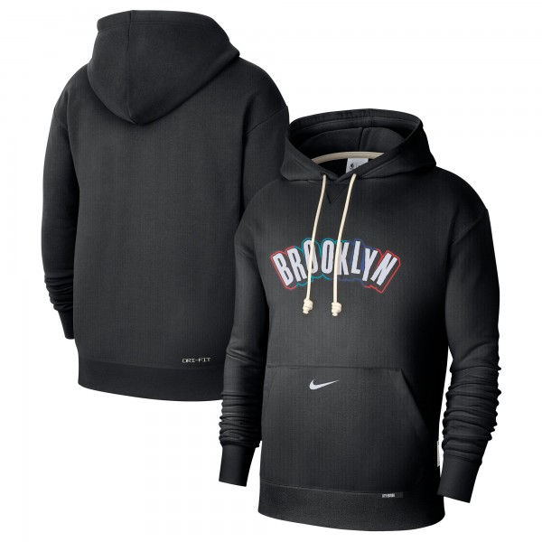 Толстовка Brooklyn Nets Nike 2024/25 City Edition Courtside Standard Issue - Black