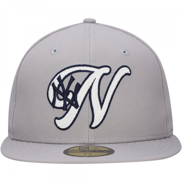 Бейсболка New York Yankees New Era Gray Duo Logo 2.0 59FIFTY