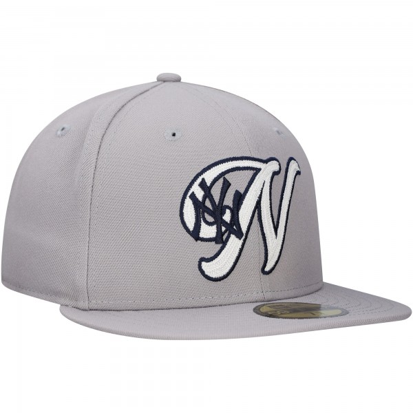 Бейсболка New York Yankees New Era Gray Duo Logo 2.0 59FIFTY