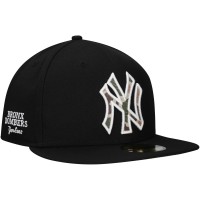 Бейсболка New York Yankees New Era Black Troop Chant Camo Undervisor 59FIFTY