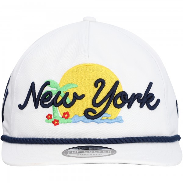 Бейсболка New York Yankees New Era White Paradise Golfer