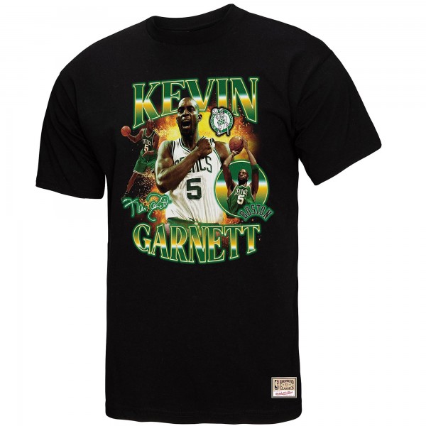 Футболка Kevin Garnett Boston Celtics Mitchell & Ness Collage - Black