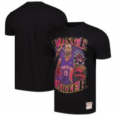 Toronto Raptors Vince Carter Mitchell & Ness Black Hardwood Classics Collage T-Shirt