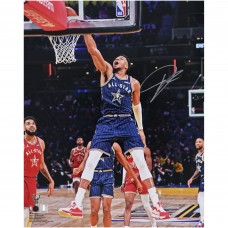 Giannis Antetokounmpo Milwaukee Bucks Autographed Fanatics Authentic 16 x 20 2024 NBA All-Star Game Dunk Photograph