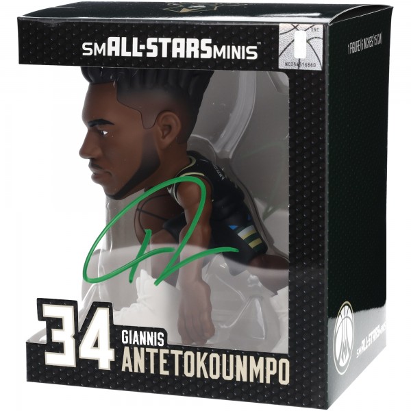 Giannis Antetokounmpo Milwaukee Bucks Autographed Fanatics Authentic smALL-STARS 6 Vinyl Figurine