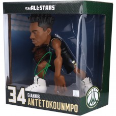 Giannis Antetokounmpo Milwaukee Bucks Autographed Fanatics Authentic smALL-STARS Black 12 Vinyl Figurine - Limited Edition of 500