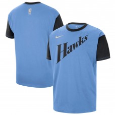Футболка Atlanta Hawks Nike 2024/25 City Edition Courtside Color Block - Light Blue