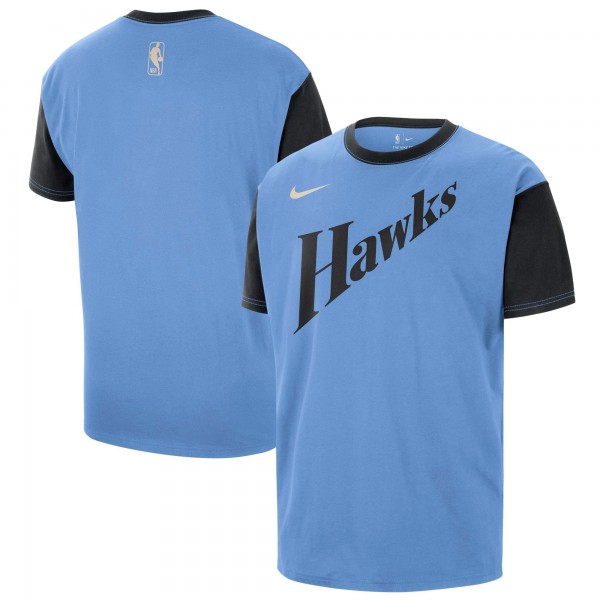 Футболка Atlanta Hawks Nike 2024/25 City Edition Courtside Color Block - Light Blue