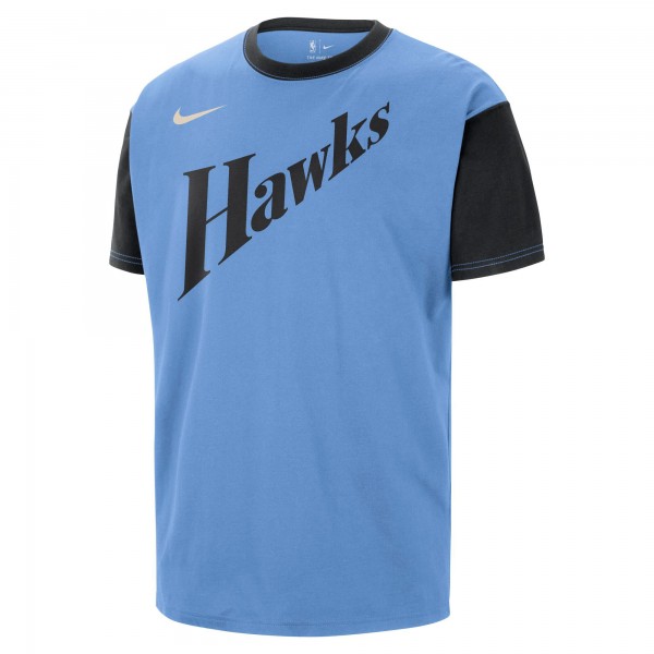 Футболка Atlanta Hawks Nike 2024/25 City Edition Courtside Color Block - Light Blue