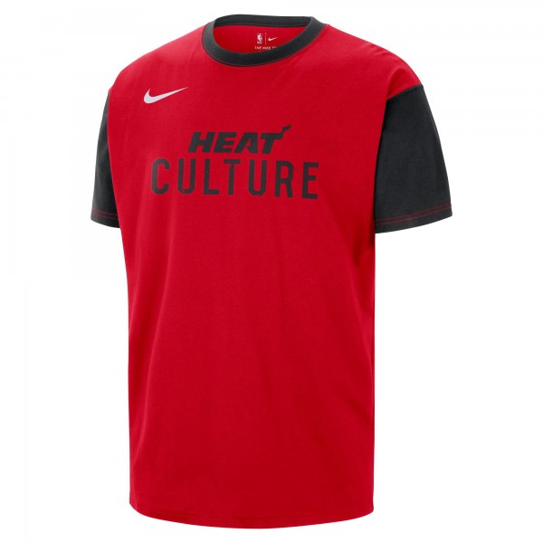 Футболка Miami Heat Nike 2024/25 City Edition Courtside Color Block - Red
