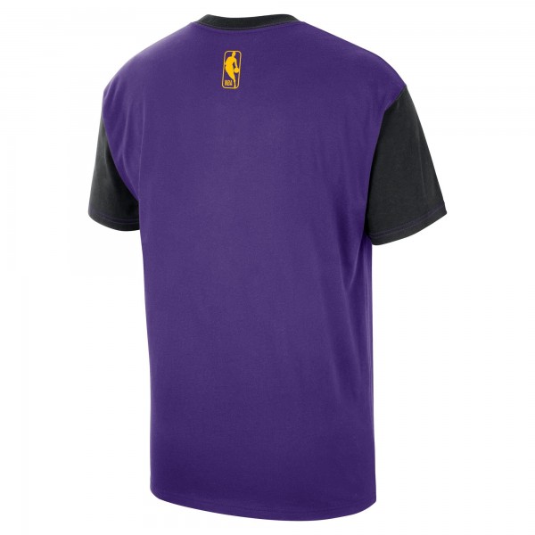 Футболка Los Angeles Lakers Nike 2024/25 City Edition Courtside Color Block - Purple