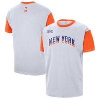 Футболка New York Knicks Nike 2024/25 City Edition Courtside Color Block - White