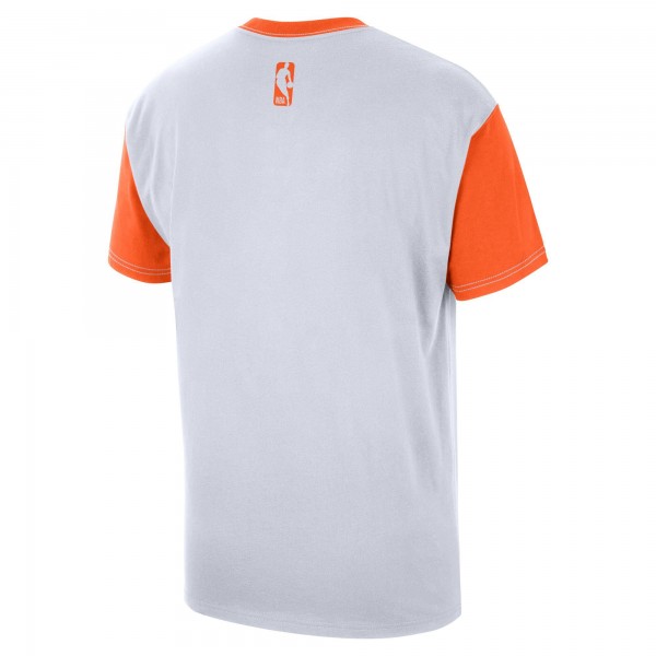Футболка New York Knicks Nike 2024/25 City Edition Courtside Color Block - White