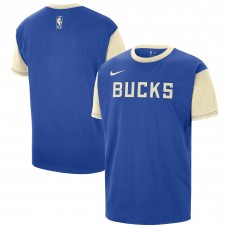 Футболка Milwaukee Bucks Nike 2024/25 City Edition Courtside Color Block - Royal