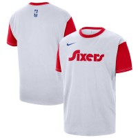 Футболка Philadelphia 76ers Nike 2024/25 City Edition Courtside Color Block - White