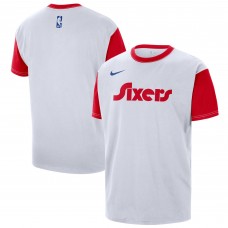 Футболка Philadelphia 76ers Nike 2024/25 City Edition Courtside Color Block - White