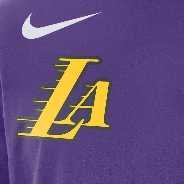 Футболка с длинным рукавом Los Angeles Lakers Nike 2024/25 City Edition Courtside Max90 Heavyweight - Purple