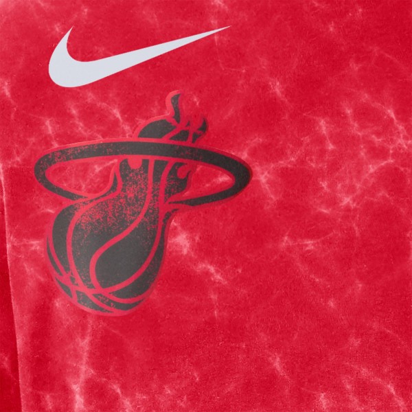 Футболка с длинным рукавом Miami Heat Nike 2024/25 City Edition Courtside Max90 Heavyweight - Red